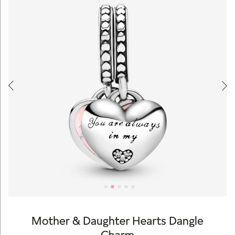 You Are Always In My Heart Mother Daughter Charm
